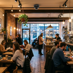 coffee shop with cctv