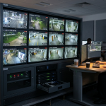 CCTV monitor display cabinets